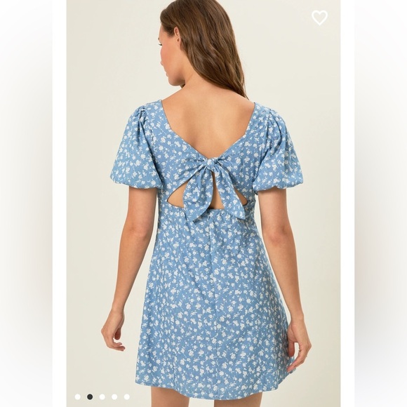 New with tags Altar’d state Laura puff sleeve dress - Picture 2 of 5